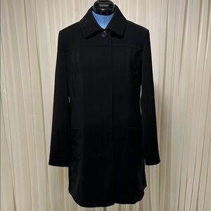 Elegant Black Women's Trench Coat